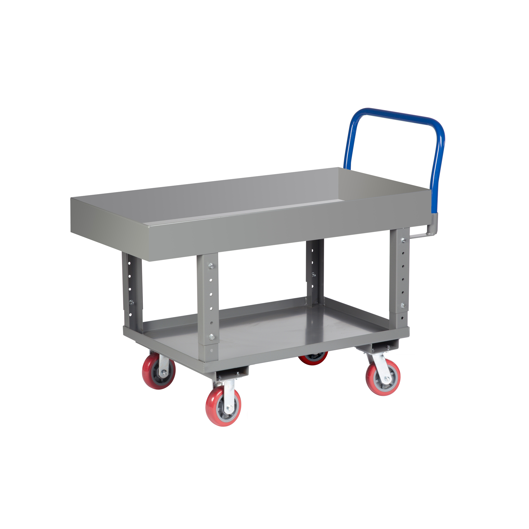 Little Giant Ergonomic Work Height Platform Truck Lipped Deck, Capacity 2,000 lb, Platform Width 30 in, Model# RNL2X630486PYAH